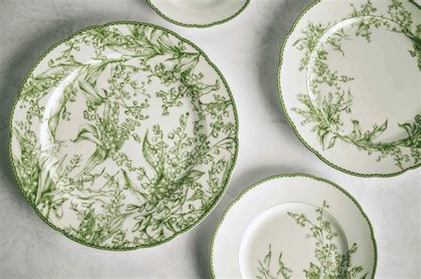 dior lily of the valley plates|lily of the valley collection.